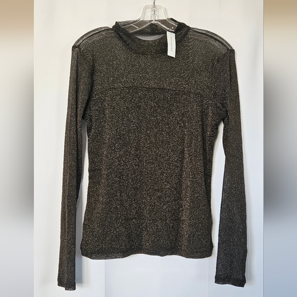 Banana Republic Tops - Banana Republic Mock Neck‎ Sheer Long Sleeve Top NWT